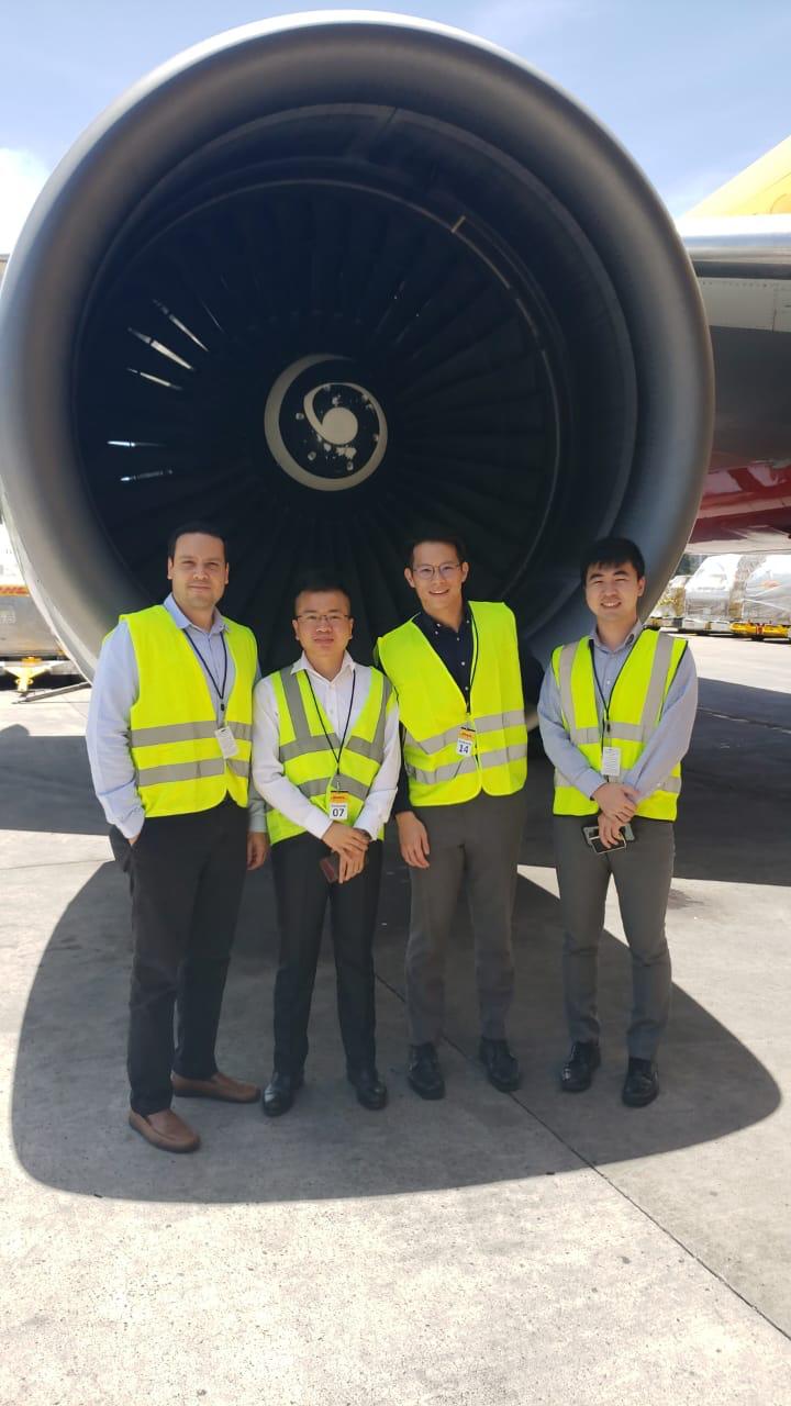 Visita técnica — DHL Aviación